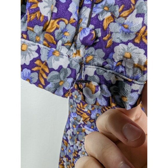 by Anthropologie Patrizia Maxi Dress Size US 12 Cottegecore Milkmaid Peasant - Picture 13 of 14